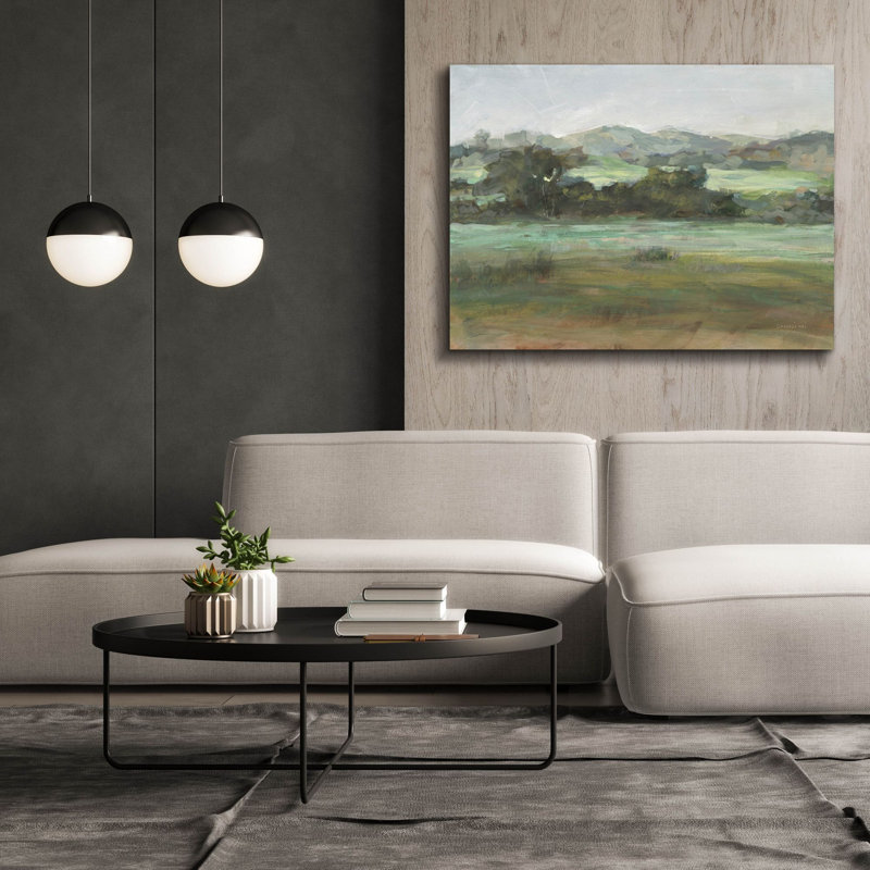 «Gentle Day Neutral» par Danhui Nai, art mural sur toile, H 40 po x l 54 po