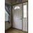Pro Scroll Entry Lever, Satin Nickel