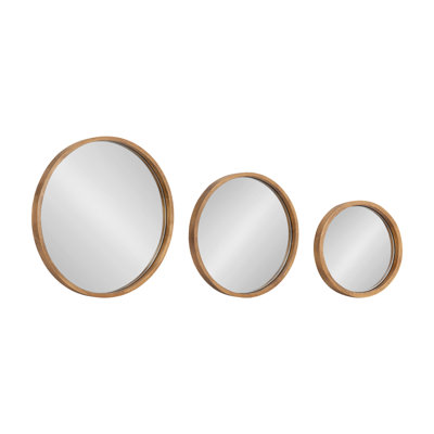 Three-Piece Round Mirror Set
