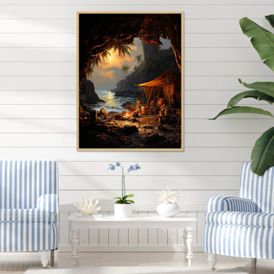 " Sunset Pirates Tropical Cove Haven "