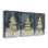 Christmas Holiday Art CXCII - Toile tendue avec châssis sur mesure - 3 pièces