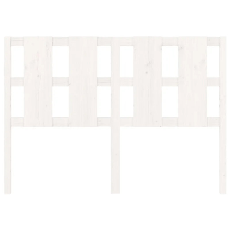 Bruges Solid Wood Headboard, White, Double (4'6)