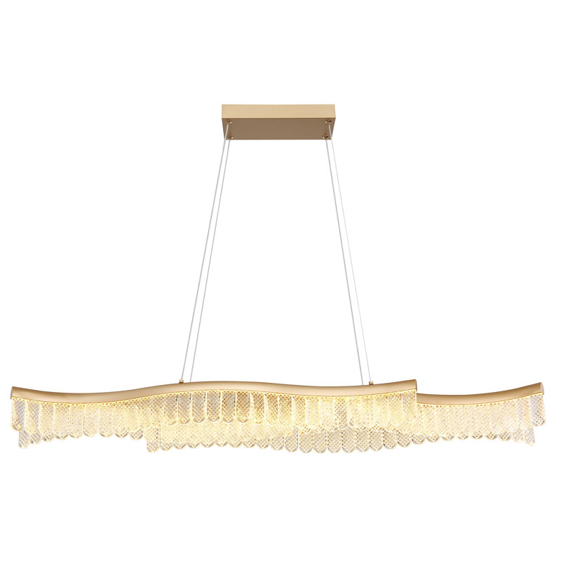 Bev 1 - Light Gold LED Pendant