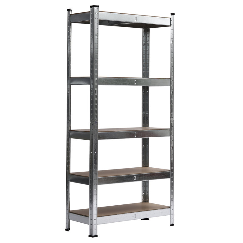 Iylan Steel Storage Rack, 11.81" H x 59.05" W x 27.55" D, Silver