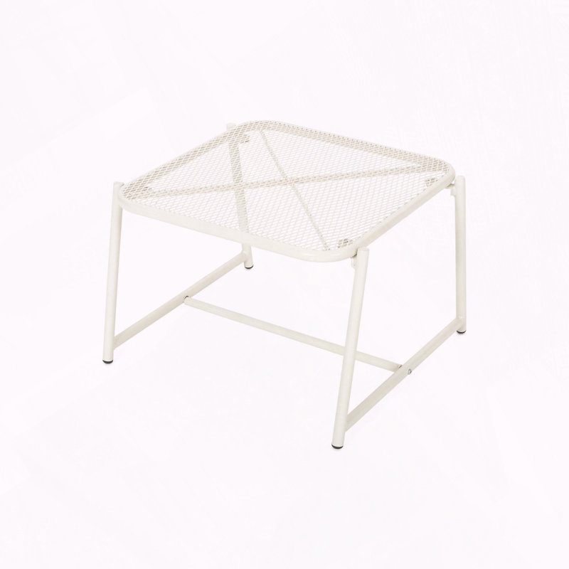 Table d'appoint Sleek, 13.25" H x 19.5" W x 18" D, Blanc