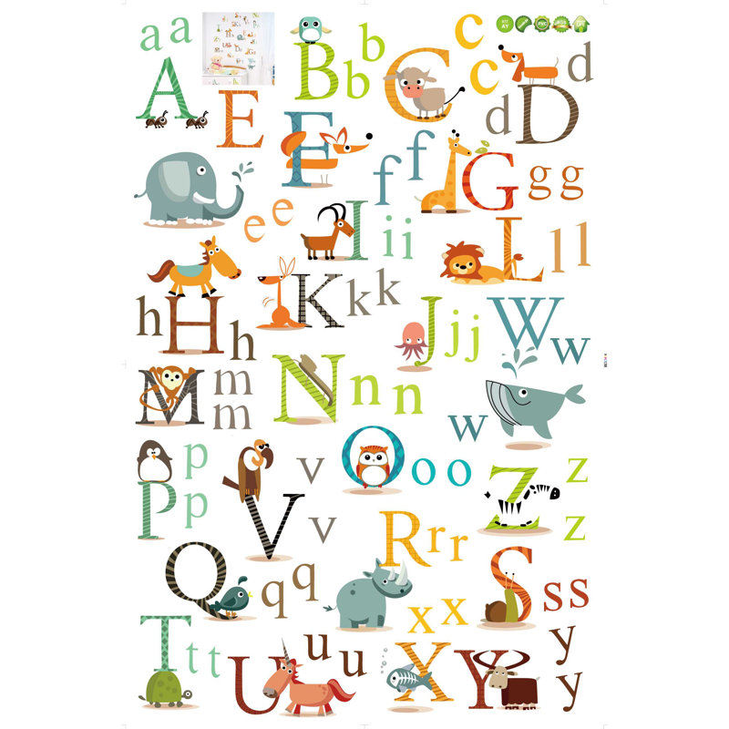 Alphabet Animals Wall Sticker
