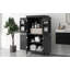 Armoire de rangement élégante pour salle de bain autoportante avec 4 portes réglables et dispositif anti-basculement pour un grand espace de rangement-512179580