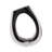 Elina Cutout Black Glass Vase-146087295