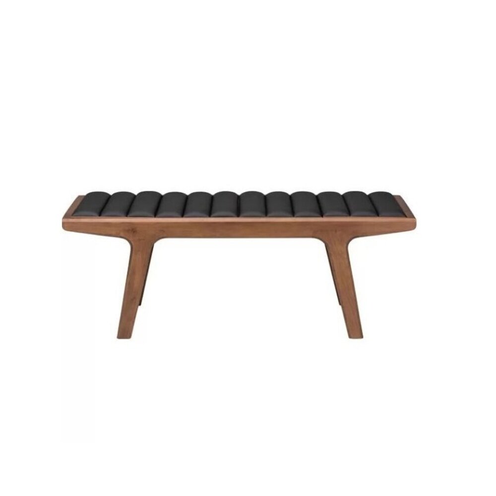 Corrigan Studio® Grabowski Faux Leather Upholstered Bench | Wayfair