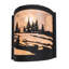 Rustic Lodge 2 - Light Flush Mounted Sconce
