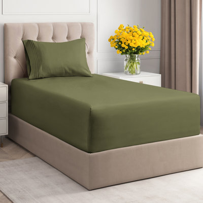 Extra Deep Pocket Sheet Set, Cooling & Breathable Bed Sheets, Soft Hotel Luxury Bedding, Fits 18–24 Inch Mattress