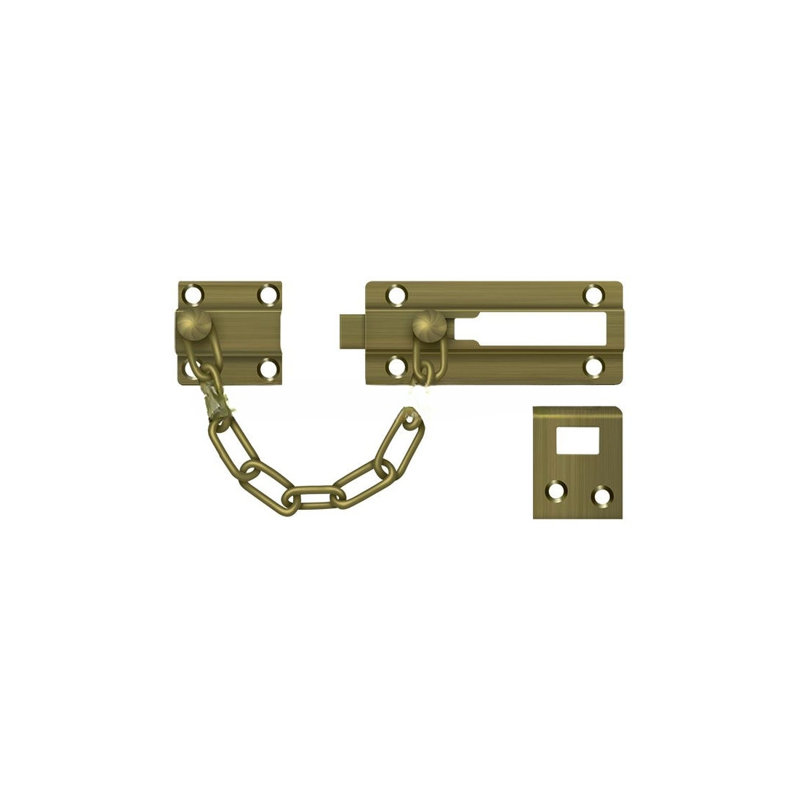 Brass Latch/Catch/Bolt, Antique Brass