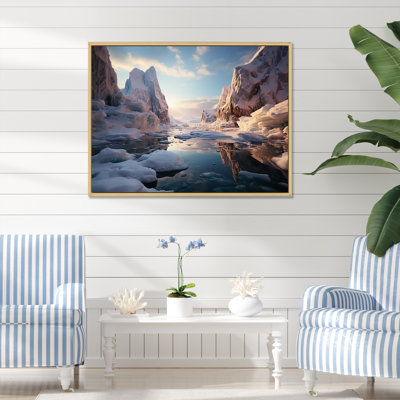 «White Iceberg», reproduction sur toile