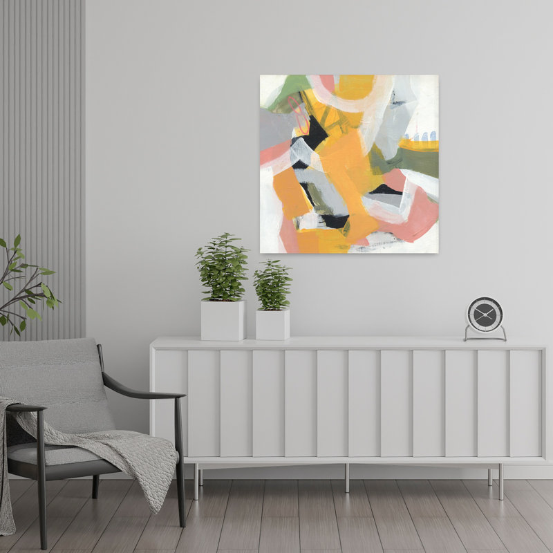 Tourbillon, art abstrait contemporain, H 24 po x l 24 po