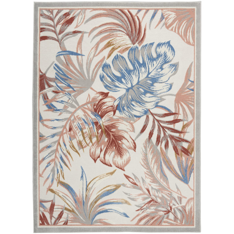Tapis transitionnel multicolore Rosario, Rectangle 5 pi 3 po x 7 pi 3 po