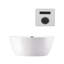 Baignoire autoportante en acrylique 59 po. X 32 po. Vanity Art-75068079