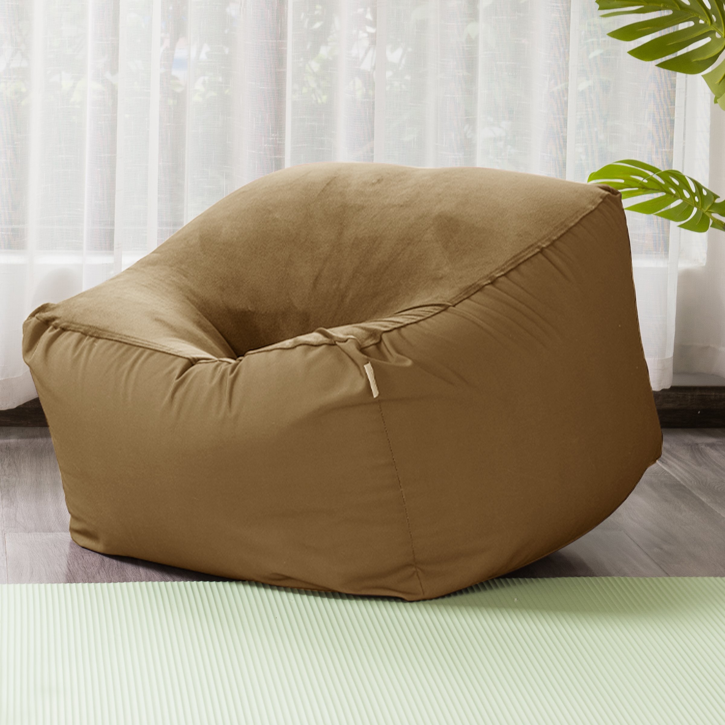 No Filler Sofa Bean Bag Soft Washable Comfortable Bean Bag Chair Cushion  Dust-proof Extra Large Bean Bag Chair Cover Home Decor