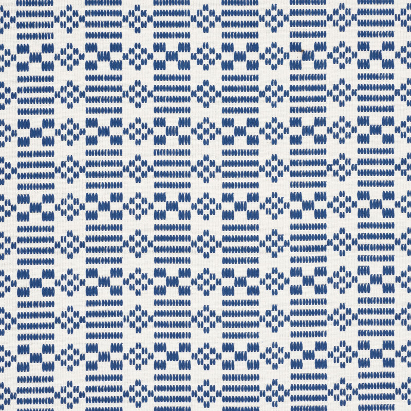 Wilson Embroidery Fabric, Indigo