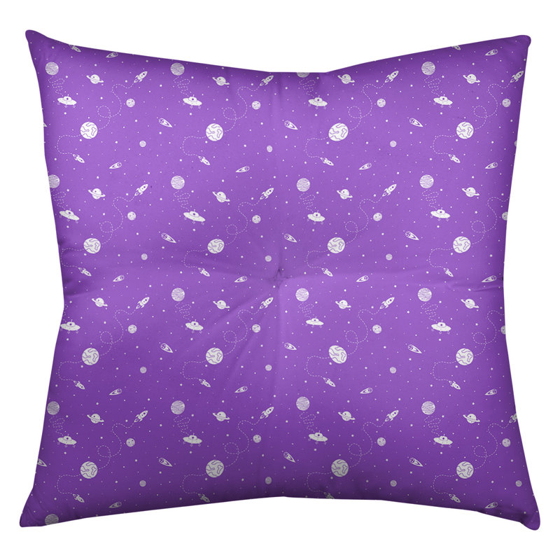 Coussin de sol Katelyn Elizabeth, 26 po x 26 po, Mauve