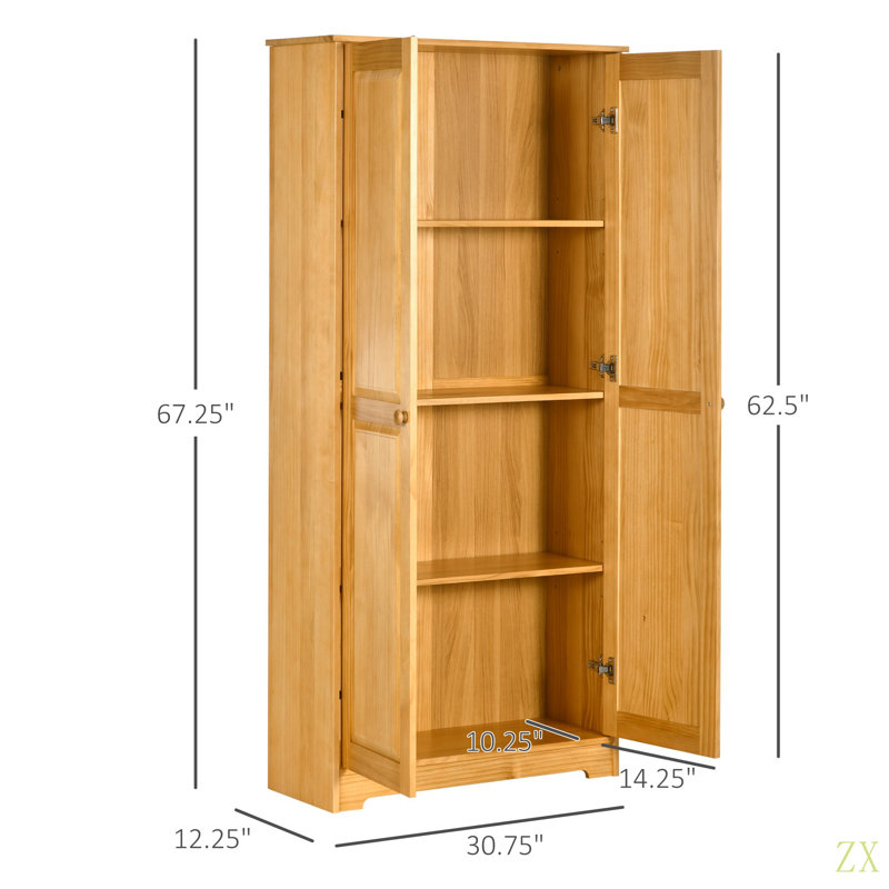 Armoire de rangement 67 po Pinewood