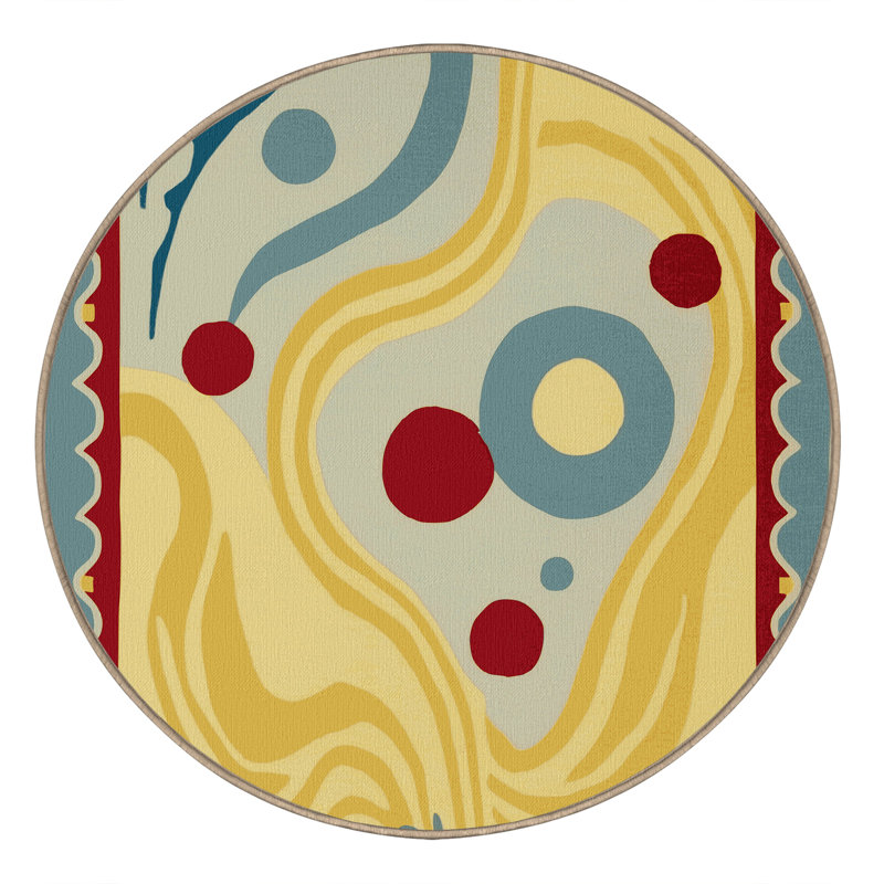Lively Loop Rug, Round 8'