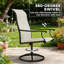 Ensemble de 2 chaises d'extérieur, chaises pivotantes-1958424989