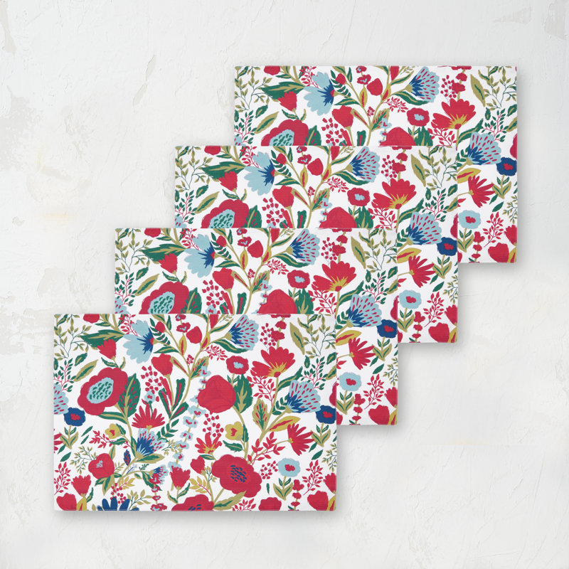 Cotton Floral Rectangle Placemat