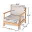 Ensemble de conversation pour patio en bois