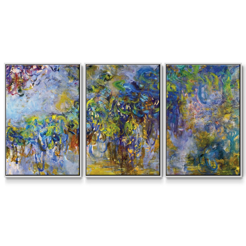 Wisteria, 1919, toile tendue avec châssis, H 36 po x l 75 po x P 2 po, Blanc