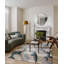 Calathea Hand Tufted Wool/Rayon/Viscose Abstract Area Rug in Shiitake/Wild Water-539643249