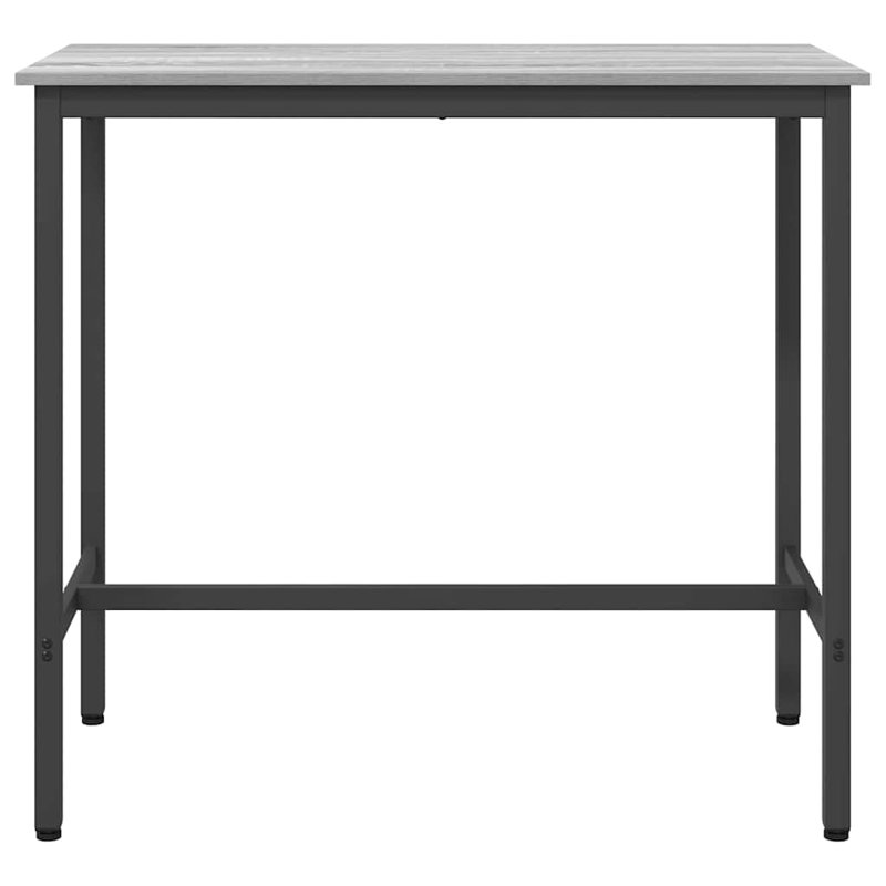 Metal Base Dining Table, Grey Sonoma, 90.5cm H x 100cm W x 50cm D