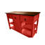 Îlot de cuisine en bois massif 60 po Rustic-120097063