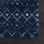 Tapis bleu marine / blanc Dounia-733732708