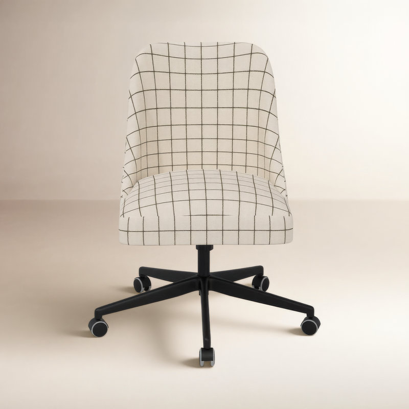 Chaise de bureau Manda, Ligne verte Tattersall