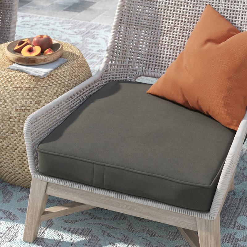 Outdoor 5'' Sectional Seat Cushion, 5" H x 25" W x 25" D