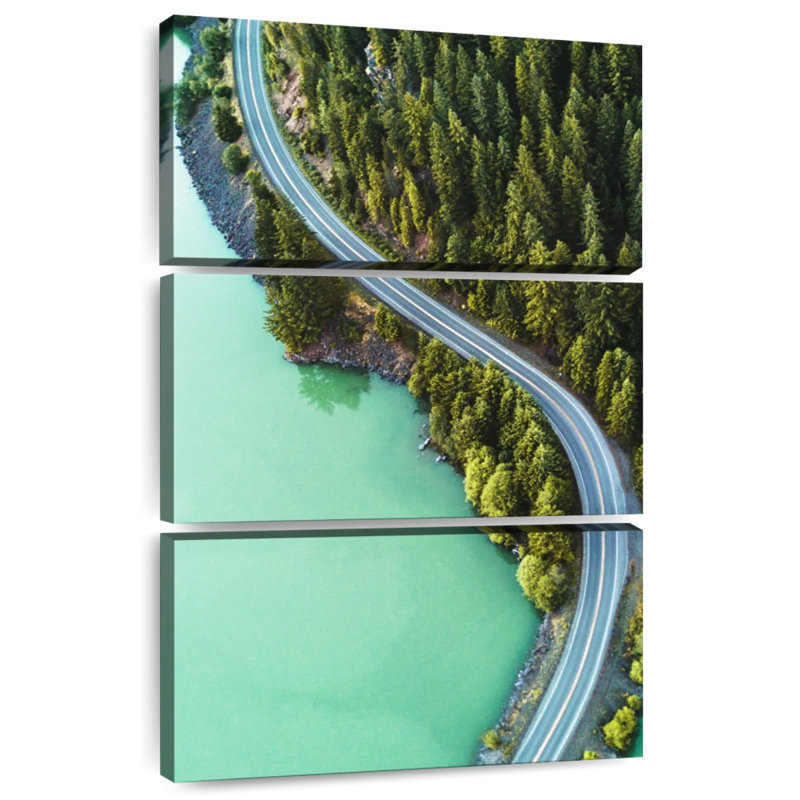 Vue aérienne de Mehar Diablo Lake Road, H 32 po x l 20 po