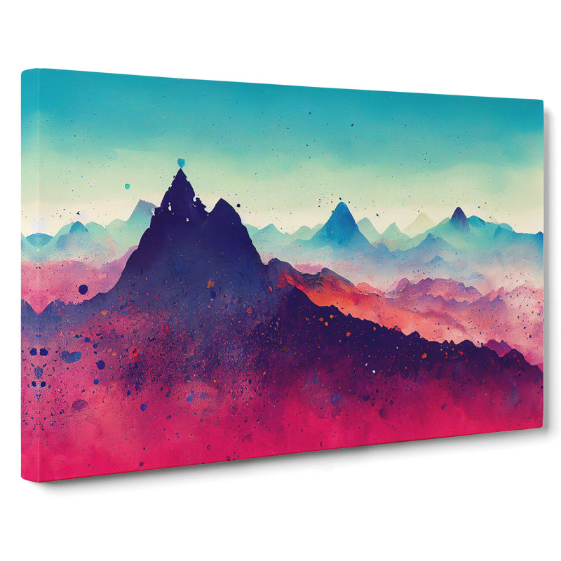 Mountain Splash Vol.5 Abstract - Wrapped Canvas, 50cm H x 76cm W x 3cm D