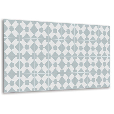 Wall Tiles Self Adhesive Vinyl Splashback Wall Stickers 39,37x19,68 Inch Sticker Tile Peel and Stick