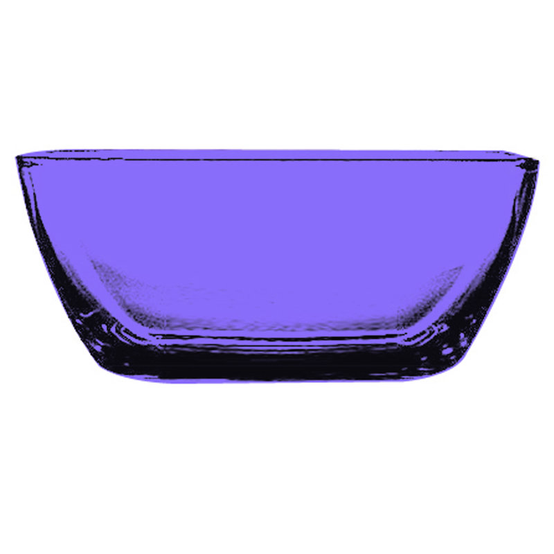 Polycarbonate Bowl - 12 Pieces, Amethyst