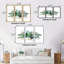 Winter Forest Landscape Nature Scene - Country, ensemble d'art mural sur toile encadré de 3-379959122-379959132