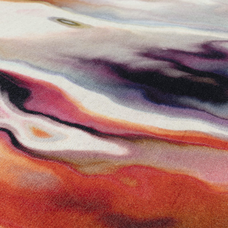 Charolyn Abstract Wool Hand Woven Area Rug, Rectangle 120 x 170cm