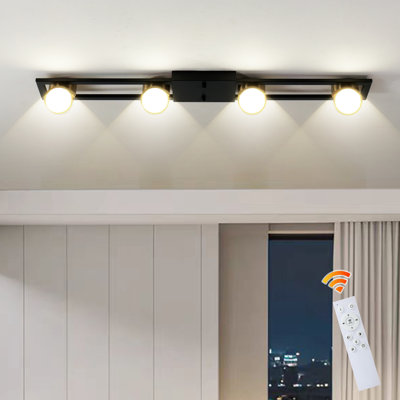 Niala 4 - Light 35.43" LED Dimmable Rotatable Flush Mount