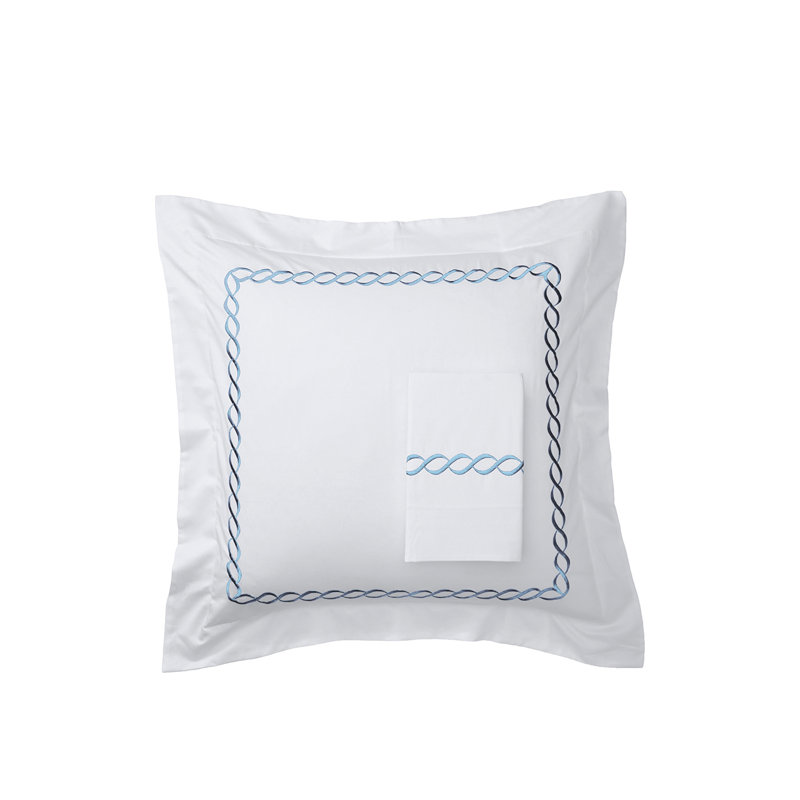 Taie décorative Aubrette, Bleu