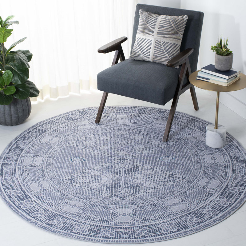 Tucson Performance Machine Washable Oriental Rug, Round 6'