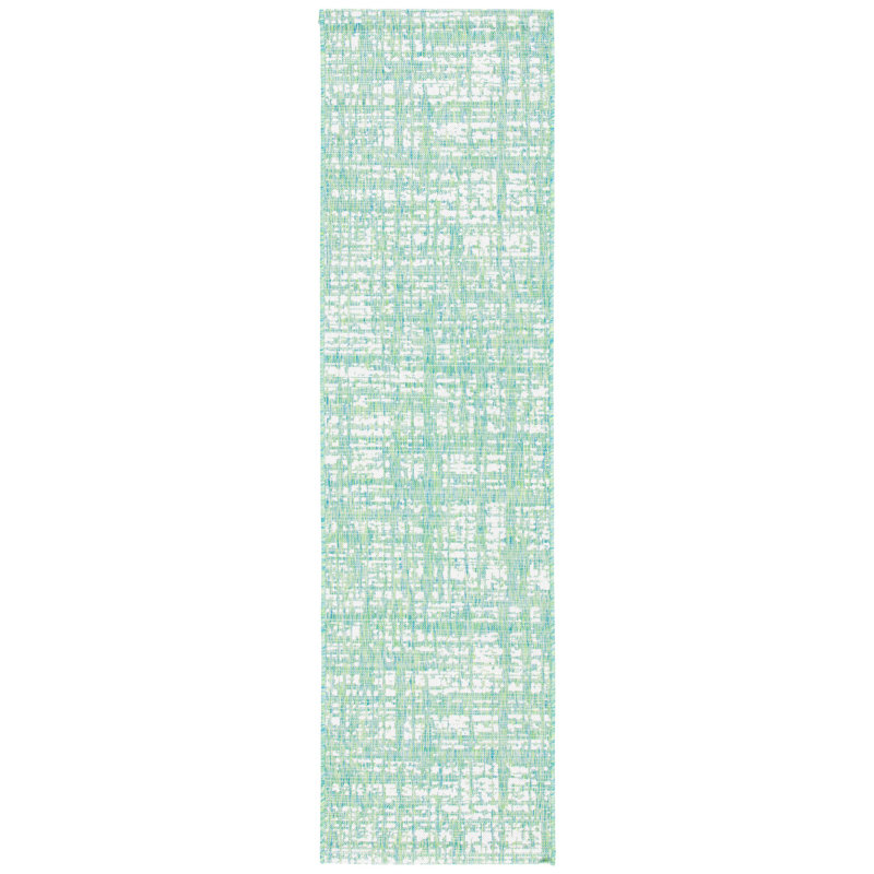 Lovise Performance Abstract Indoor/Outdoor Area Rug, Runner 2'3" x 8'