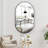 Latwanna Oval Metal Wall Mirror-1008154655-1008154654