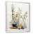Cadre flottant blanc