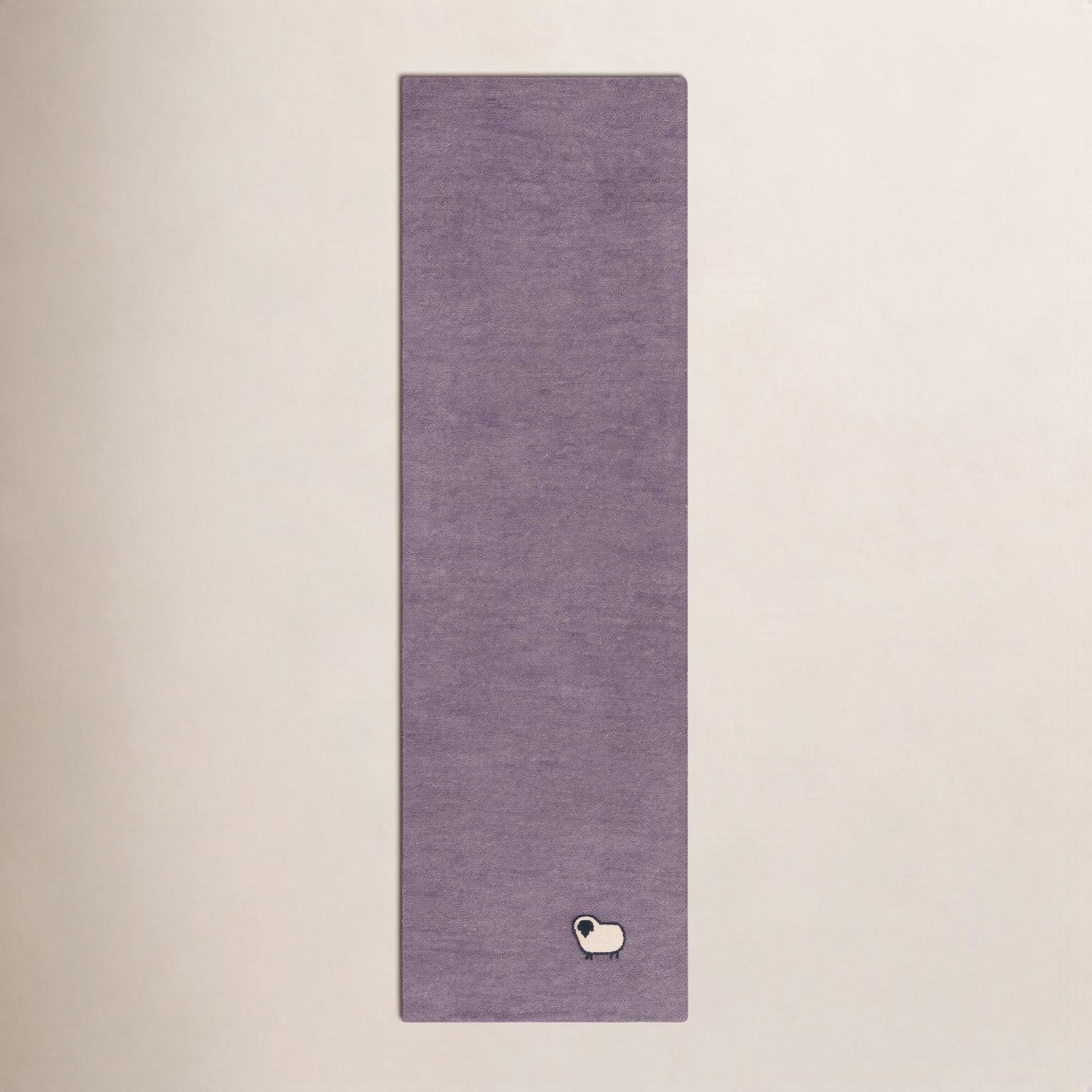 Roxy Purple Hand-Woven Wool Rug, Runner 2'3" x 8'