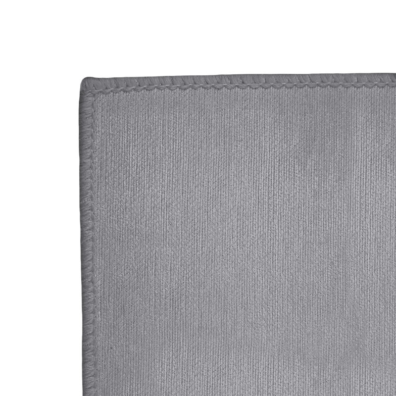 Tapis à rayures argent/rouge, Rectangle 2 pi x 3 pi