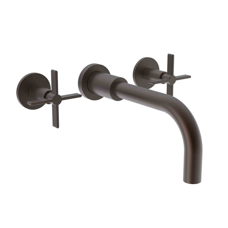 Wall Mount Lavatory Faucet, English Bronze